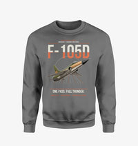 Thumbnail for F-105D Thunderchief design on gray sweatshirt