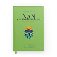 Thumbnail for Nadi International Airport (NAN) design on light green notebook
