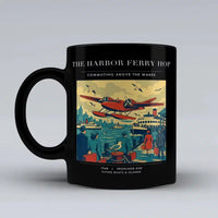 Thumbnail for VINTAGE G4361 - The Harbor Ferry Hop - Ceramic Mug design on black