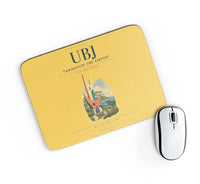 Thumbnail for Yamaguchi Ube Airport (UBJ) design on yellow rectangle mouse pad