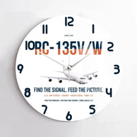 Thumbnail for RC-135V W Rivet Joint design on white no frame wall clock