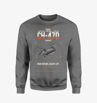 Thumbnail for Boeing CH-47D design on gray sweatshirt