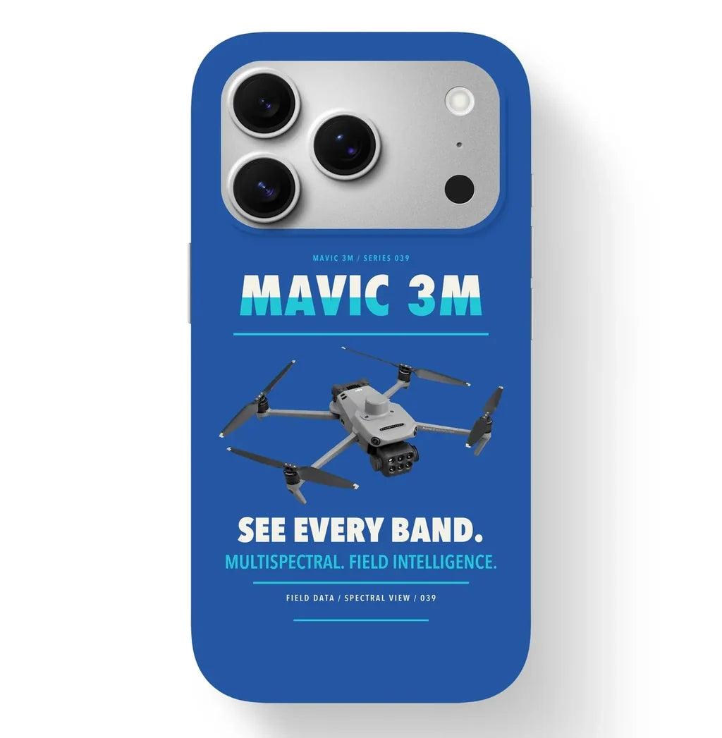 DJI Mavic 3 Multispectral Case design on blue iphone case