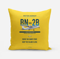 Thumbnail for Britten-Norman BN-2B-26 Islander design on yellow pillow