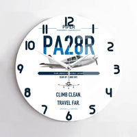 Thumbnail for Piper PA-28R Arrow III design on white no frame wall clock