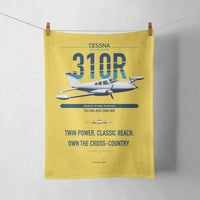 Thumbnail for Cessna 310R design on yellow towel