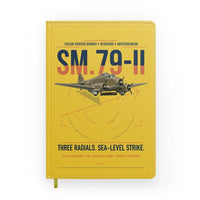 Thumbnail for Savoia-Marchetti SM.79-II Sparviero design on yellow notebook