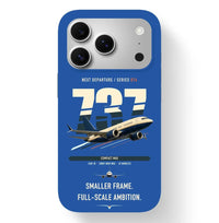 Thumbnail for Boeing 737 MAX 7 design on blue magsafe iphone case