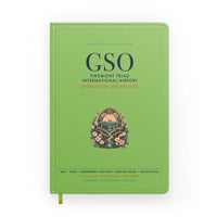 Thumbnail for Piedmont Triad International Airport (GSO) design on light green notebook