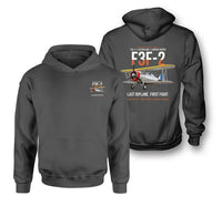 Thumbnail for F3F-2 LAST BIPLANE design on dark gray hoodie