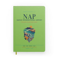 Thumbnail for Naples International Airport (NAP) design on light green notebook