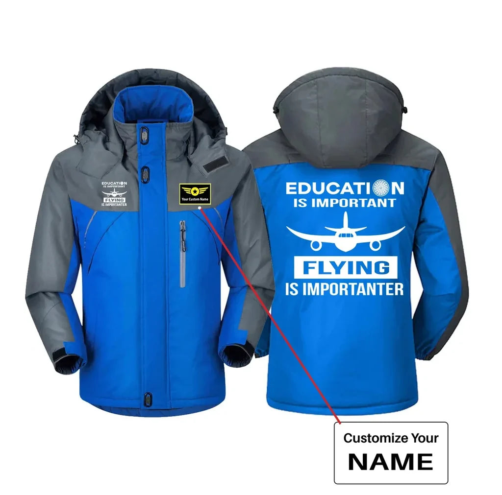 Customisable Flying is Importanter Winter Jacket - view 3