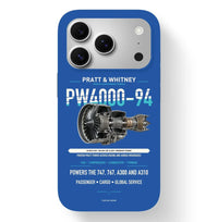 Thumbnail for PW4000-94 Case design on blue iphone case