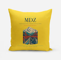 Thumbnail for Governor Francisco Gabrielli International Airport (MDZ) design on yellow pillow