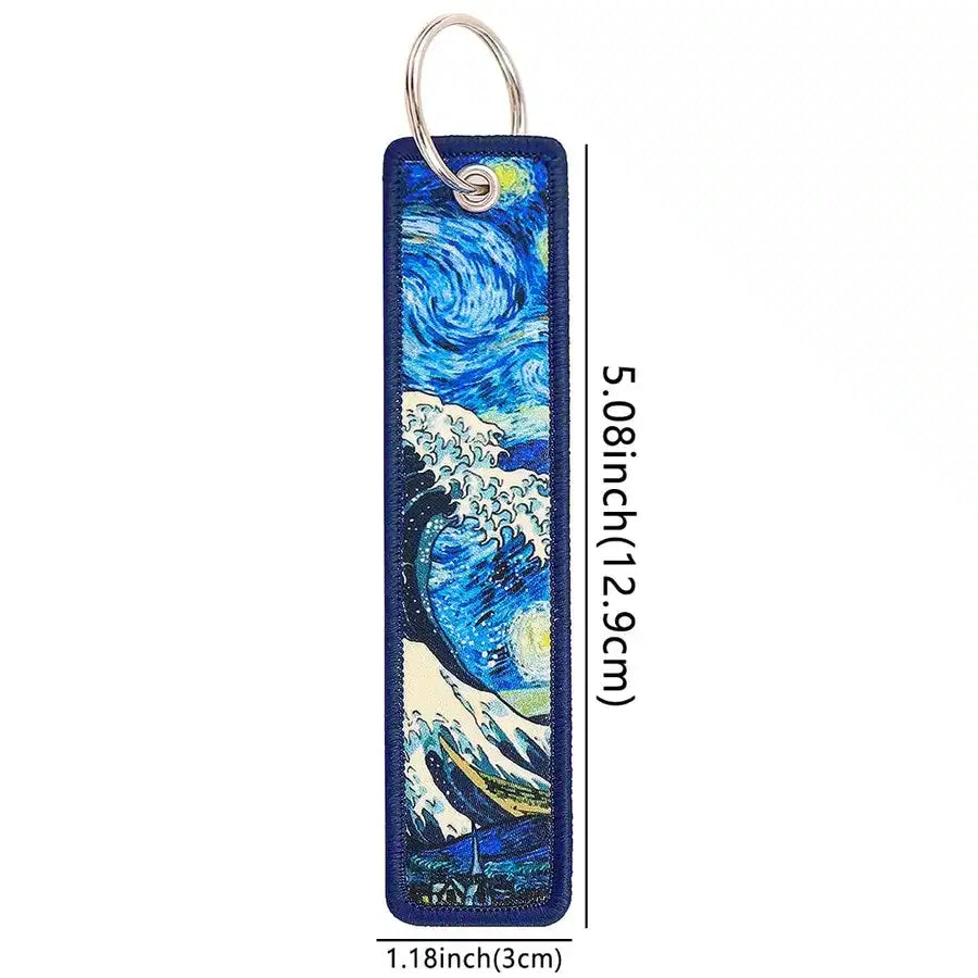 Great Wave off Kanagawa/The Starry Key Chain - view 3