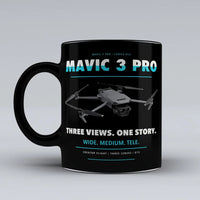 Thumbnail for Mavic 3 Pro Mug design on black dji
