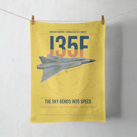 Thumbnail for Saab J 35F Draken design on yellow towel