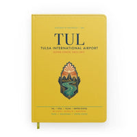 Thumbnail for Tulsa International Airport (TUL) design on yellow notebook