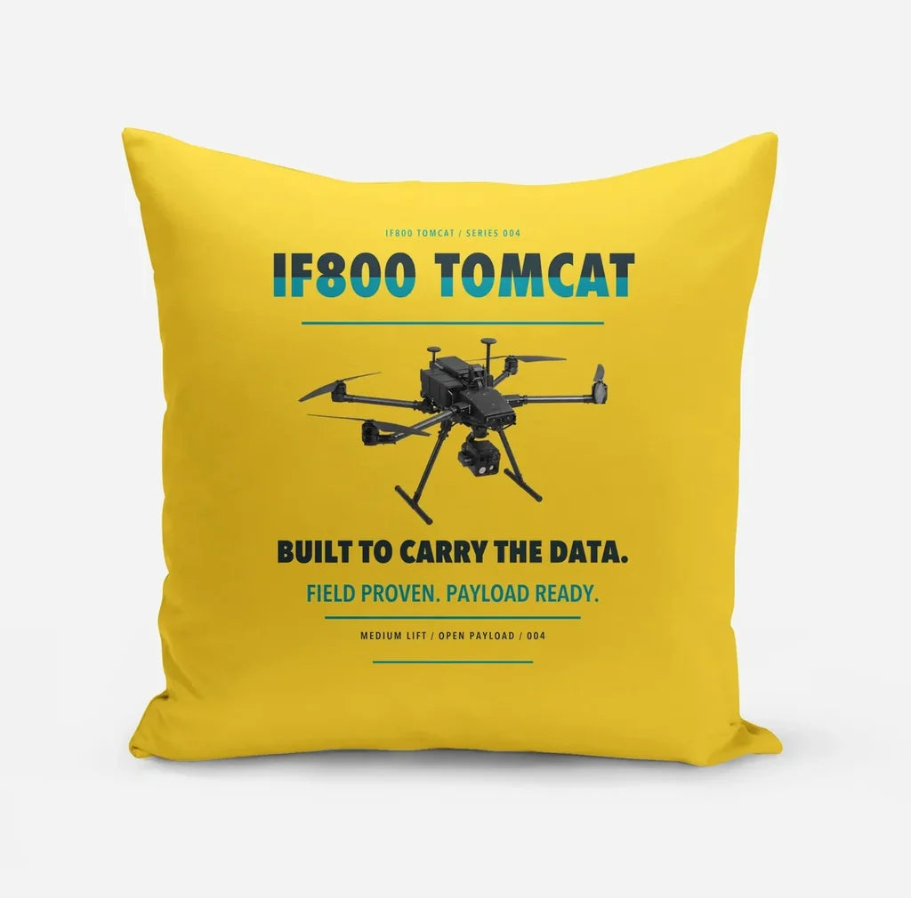Inspired Flight IF800 Tomcat design on yellow pillow