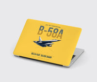 Thumbnail for B-58A Hustler design on yellow MacBook case