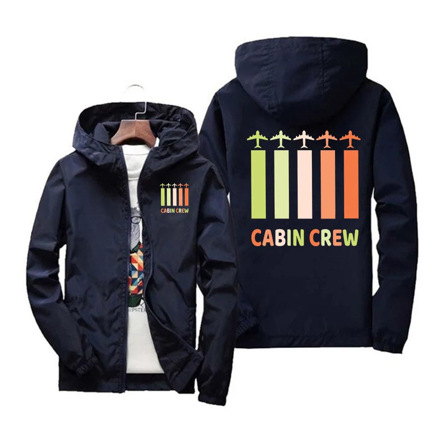 Colourful Cabin Crew Windbreaker - view 3