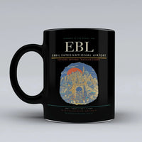 Thumbnail for International Airport EBL Mug design on black erbil