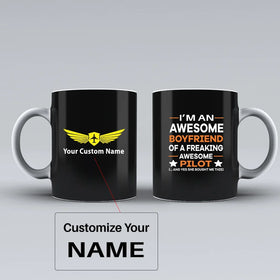 I am an Awesome Boyfriend Ceramic White Mugs