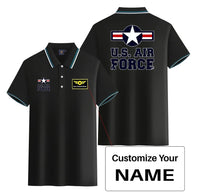Thumbnail for Customisable US Air Force Polo Shirt - view 3
