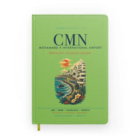 Thumbnail for Casablanca Mohammed V International Airport (CMN) design on light green notebook