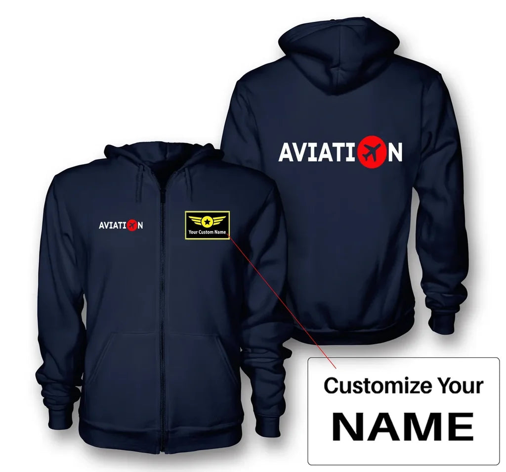 Customisable Aviation Hoodie - view 3