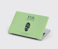 Thumbnail for Tromsø Airport (TOS) design on light green MacBook case