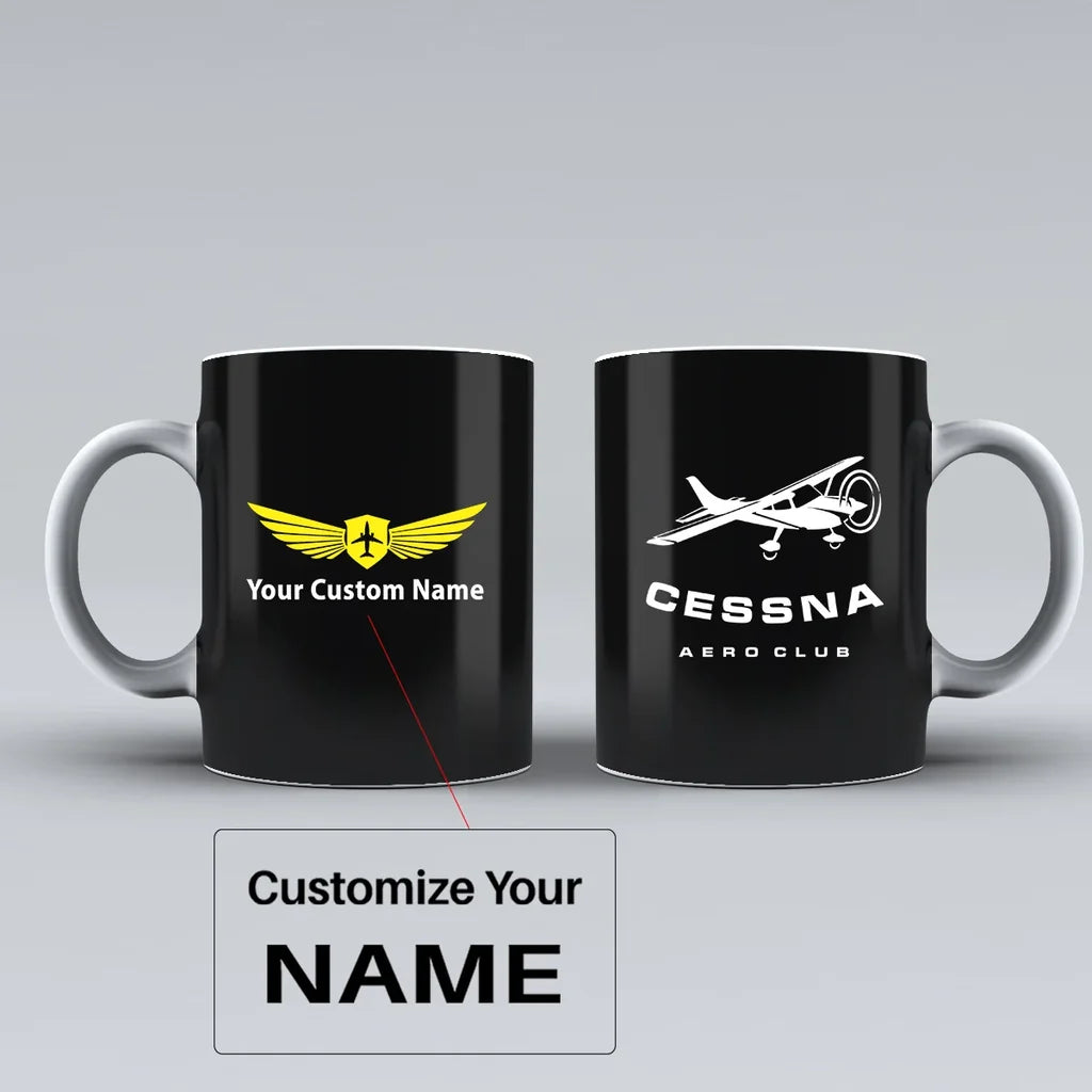 Customisable Cessna Aeroclub Mug - view 3