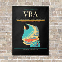 Thumbnail for Juan Gualberto Gómez Airport VRA — Varadero vertical canvas print - framed - black background
