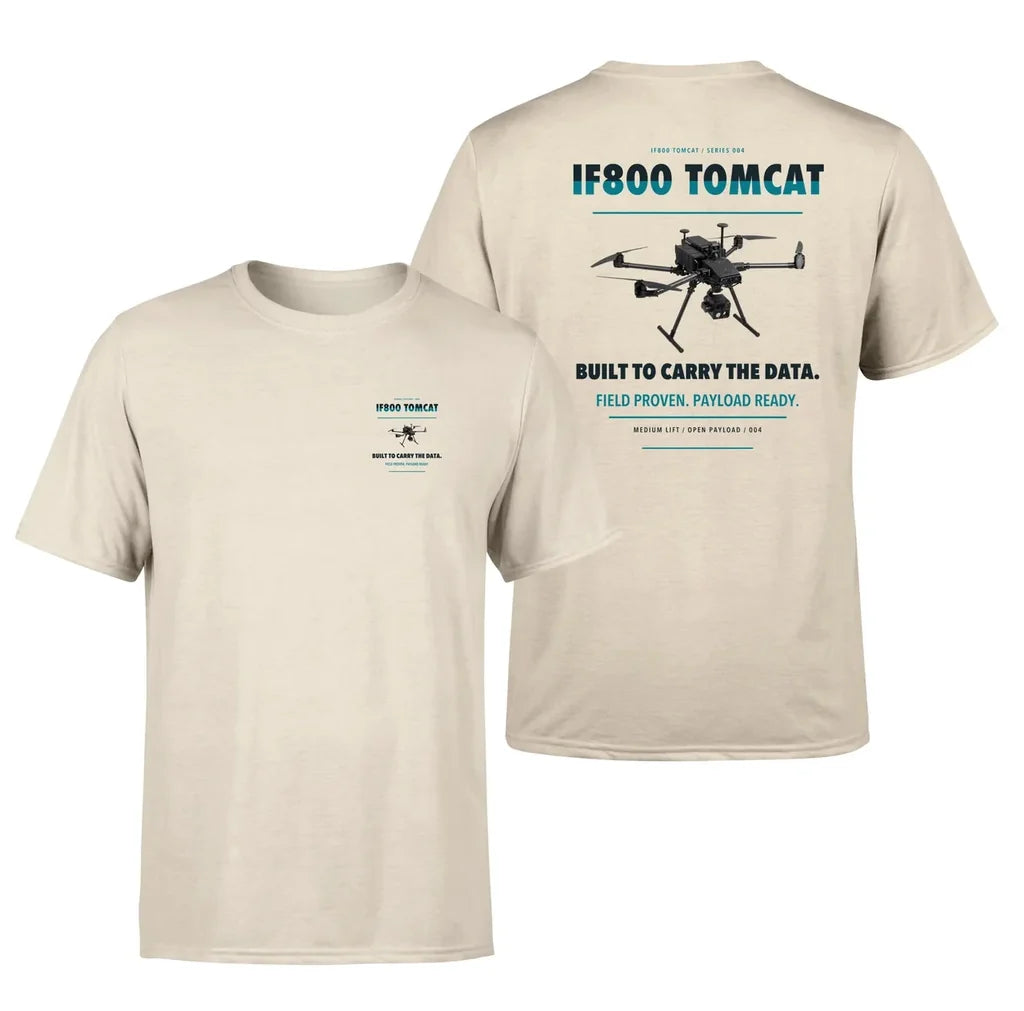 Inspired Flight IF800 Tomcat design on beige t shirt