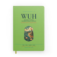 Thumbnail for Wuhan Tianhe International Airport (WUH) design on light green notebook