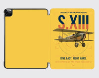 Thumbnail for SPAD S.XIII C.1 design on yellow ipad tablet case