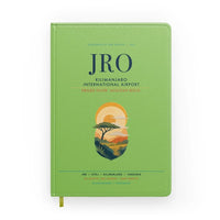 Thumbnail for Kilimanjaro International Airport (JRO) design on light green notebook