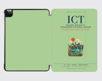 Thumbnail for Wichita Dwight D. Eisenhower National Airport (ICT) design on light green ipad tablet case