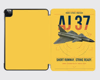 Thumbnail for Saab AJ 37 Viggen design on yellow ipad tablet case