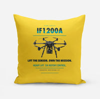 Thumbnail for Inspired Flight IF1200A design on yellow pillow