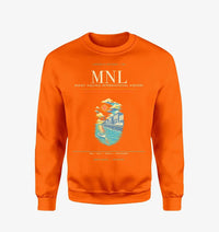 Thumbnail for Manila Ninoy Aquino International Airport MNL Sweatshirt - Orange