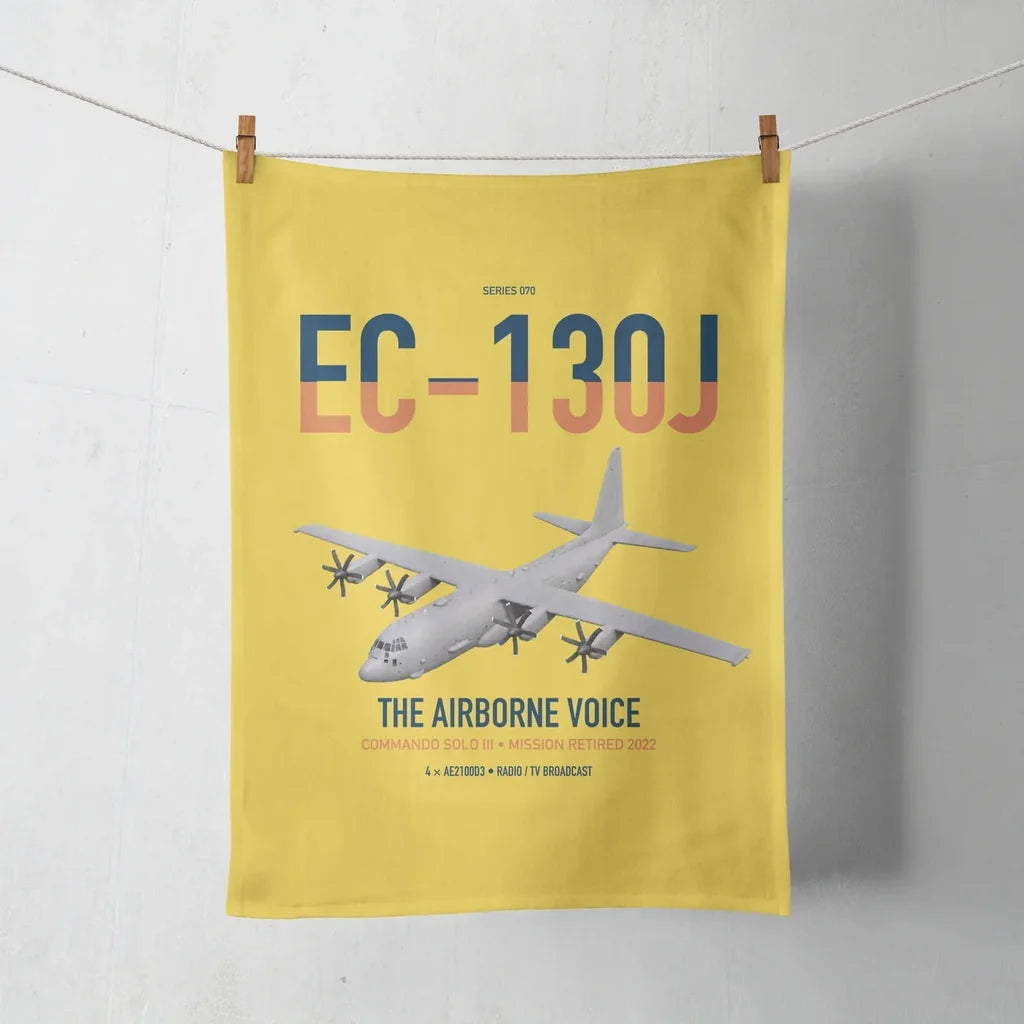 EC-130J Commando Solo III design on yellow towel