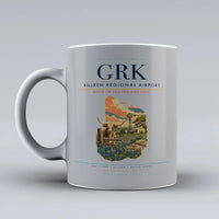 Thumbnail for Killeen Regional Airport (GRK) airport code design on light gray ceramic mug