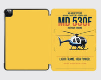 Thumbnail for MD Helicopters MD 530F design on yellow ipad tablet case