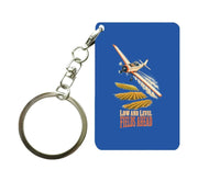 Thumbnail for SIGNAL 587 - Low And Level Fields Ahead - Key Chain design on blue key chain