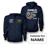 Thumbnail for Customisable Airbus A320 Hoodie - view 3