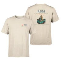 Thumbnail for Roberts Field (RDM) design printed on beige double-side t-shirt