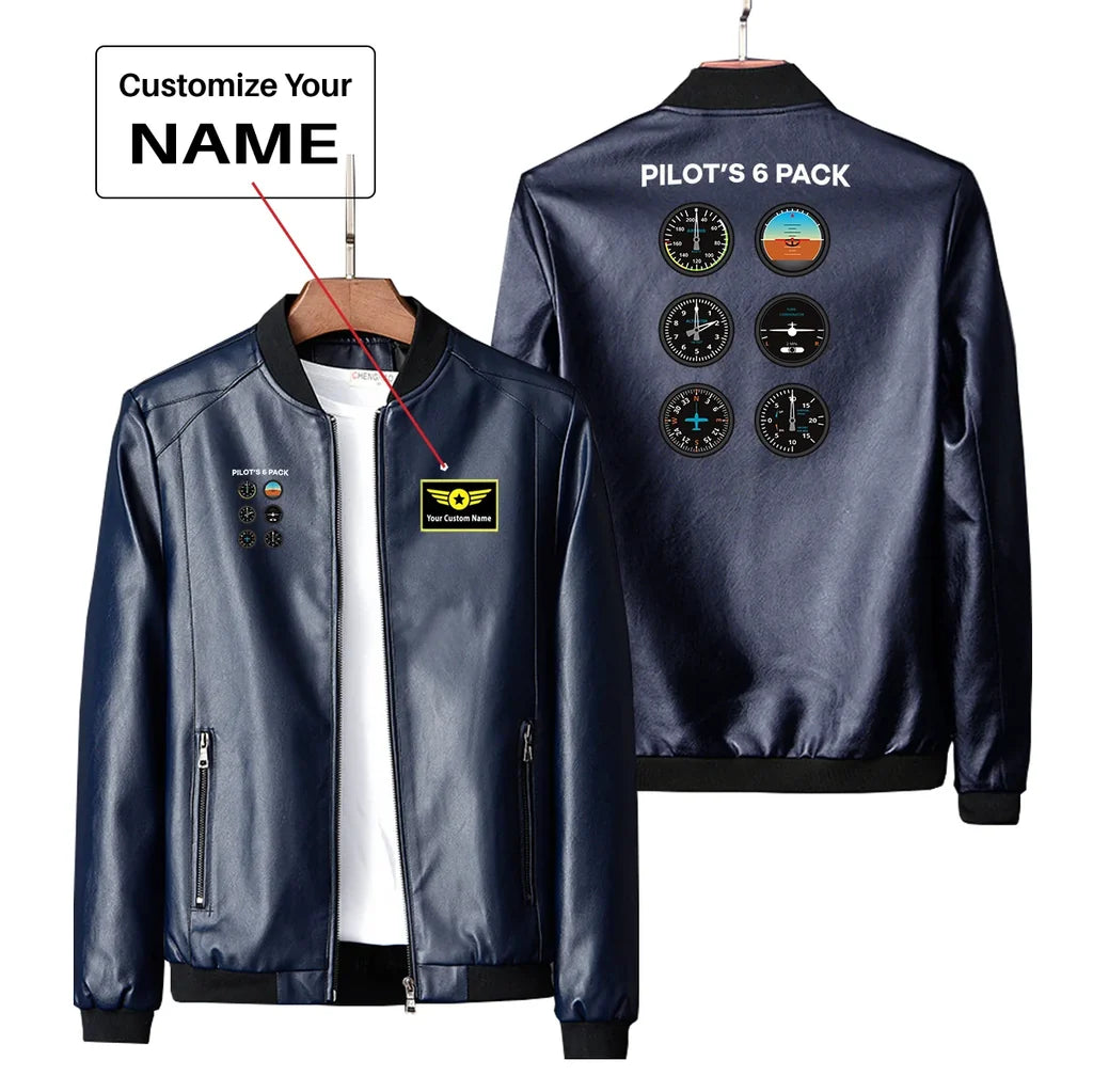 Pilot's 6 Leather Jacket - view 3