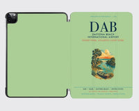 Thumbnail for Daytona Beach International Airport (DAB) design on light green ipad tablet case