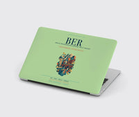 Thumbnail for Berlin Brandenburg Airport Willy Brandt (BER) design on light green MacBook case
